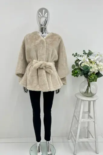 Ultra-Soft Faux Fur Wrap Jackets